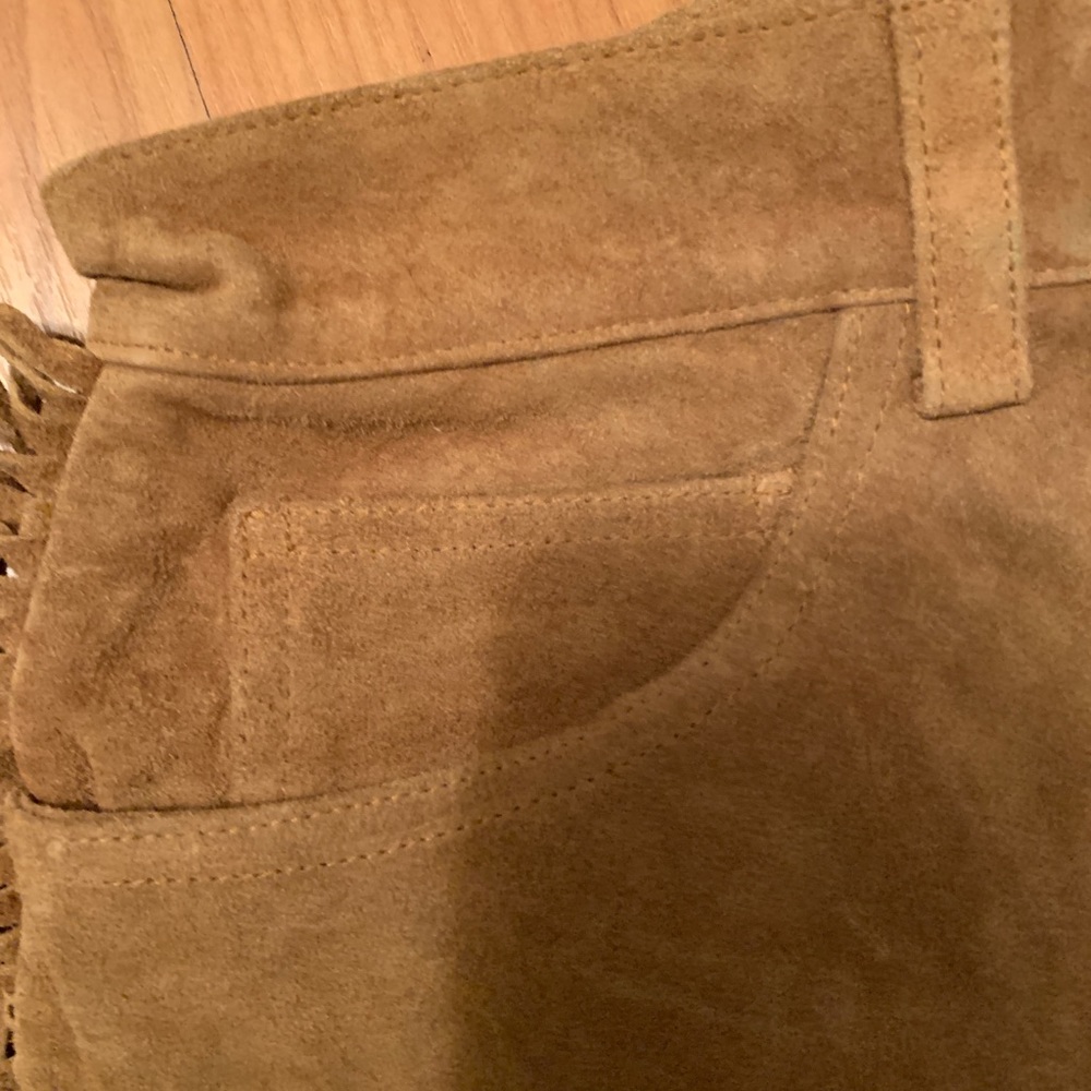 Brand New Tommy Hilfiger Suede fringe pant - Picture 5 of 9